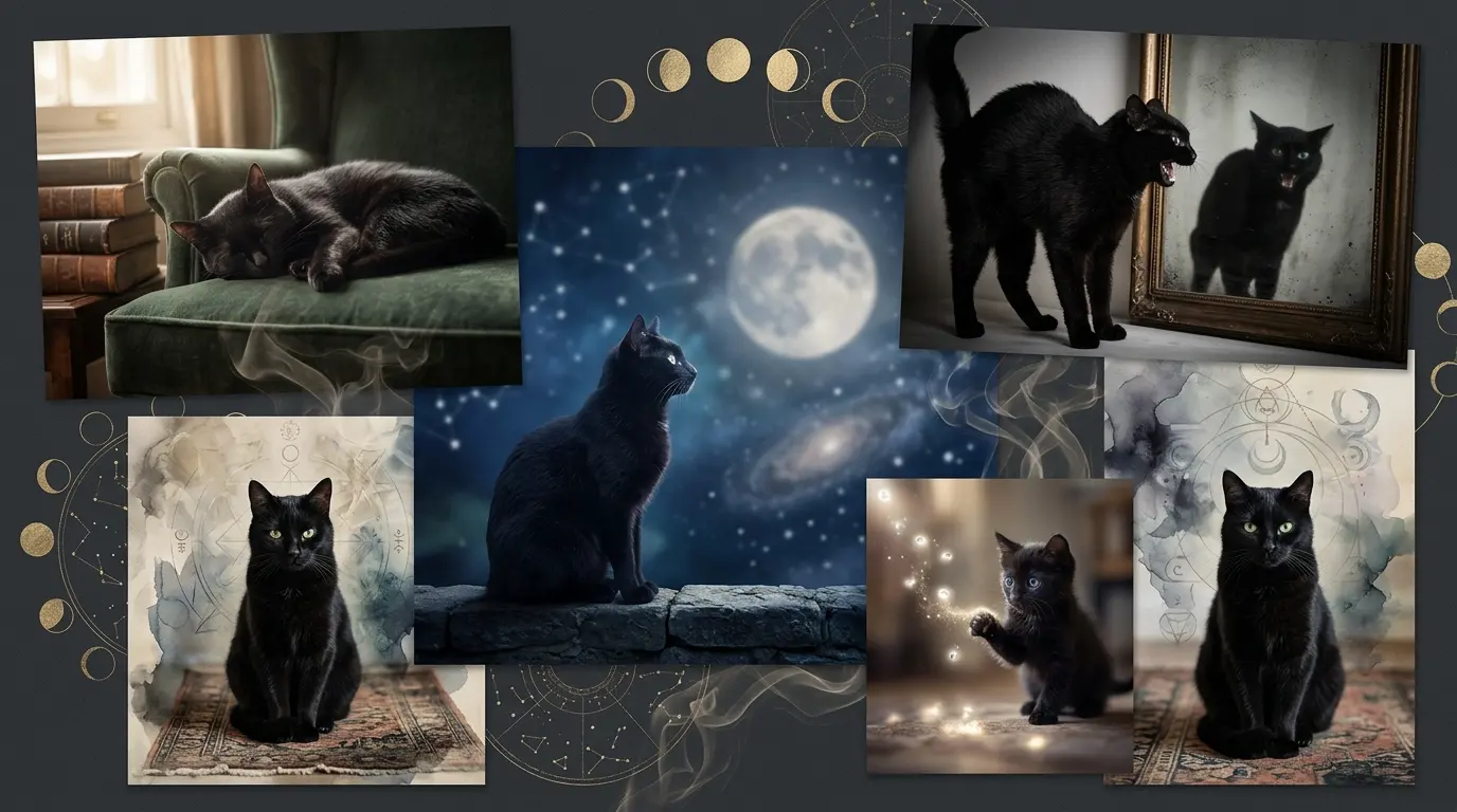different black cat dream scenarios and their meanings