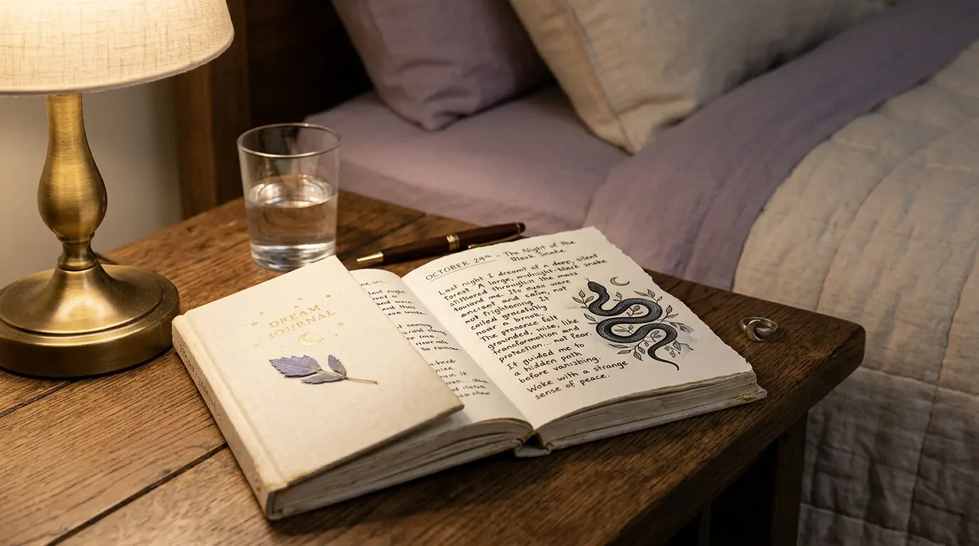 journaling after black snake dream meaning reflection