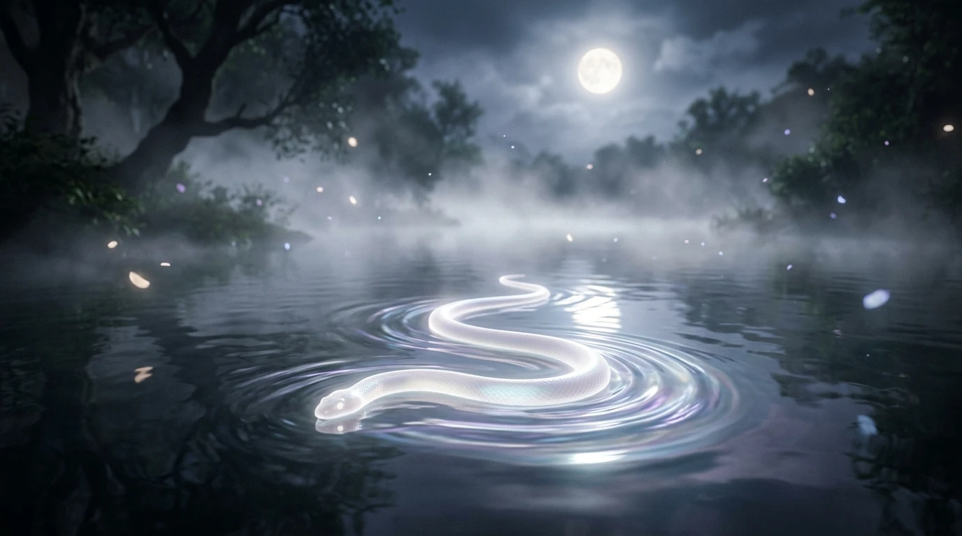 spiritual meaning of white snake in a dream
