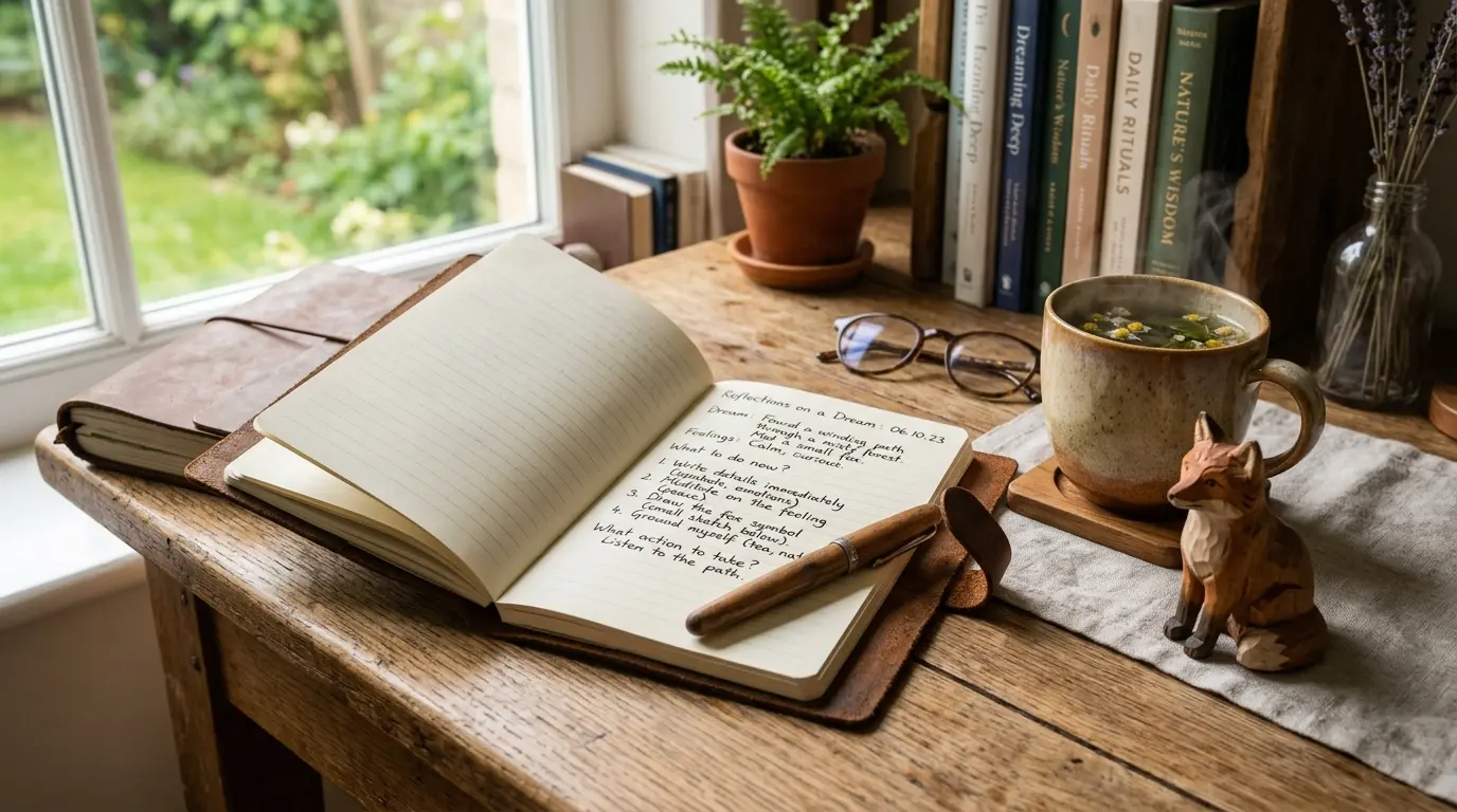 what to do after fox dream, journal and reflection practice