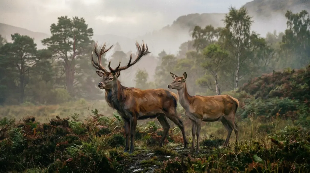 Stag vs deer dream meaning comparison showing strength and gentleness